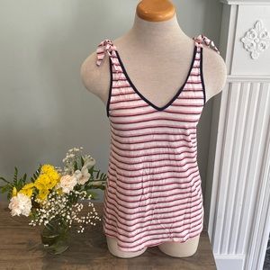 Gap sleeveless striped top - xs